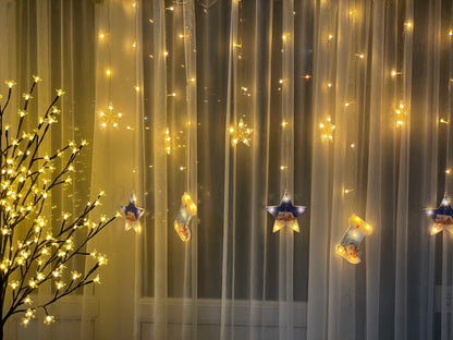 ფარდა განათება ვარსკვლავები