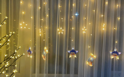 ფარდა განათება ვარსკვლავები