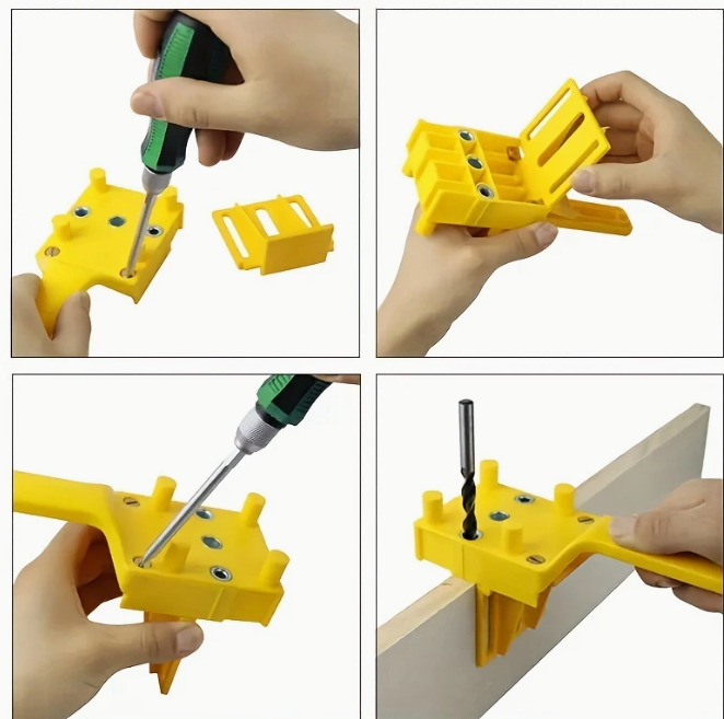 ხის სახვრეტი თავაკების ნაკრები,მიმართულების მაჩვენებლით